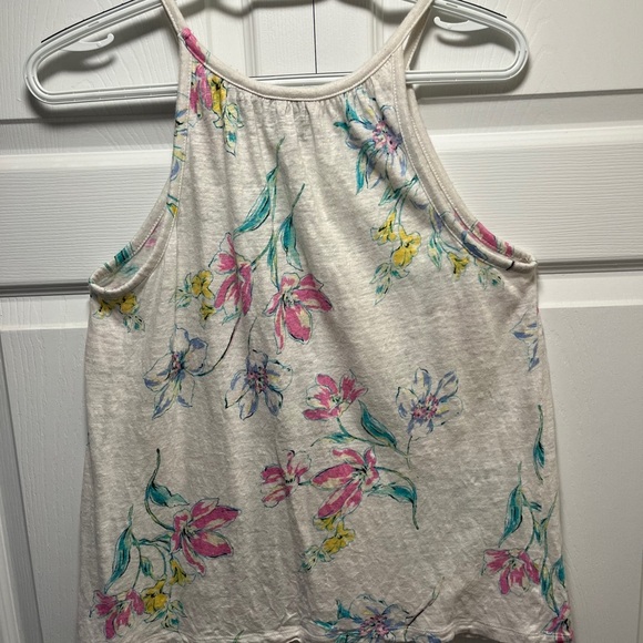 RACHEL Rachel Roy Cream Pleated Tank Top - Picture 4 of 7
